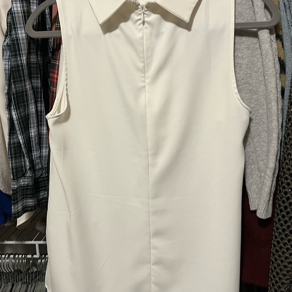 Cream Roll Neck Shell - Picture 3 of 3